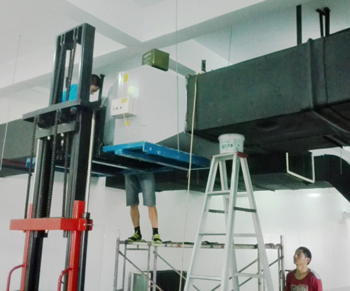 阿拉尔送风主管道杀菌消毒装置